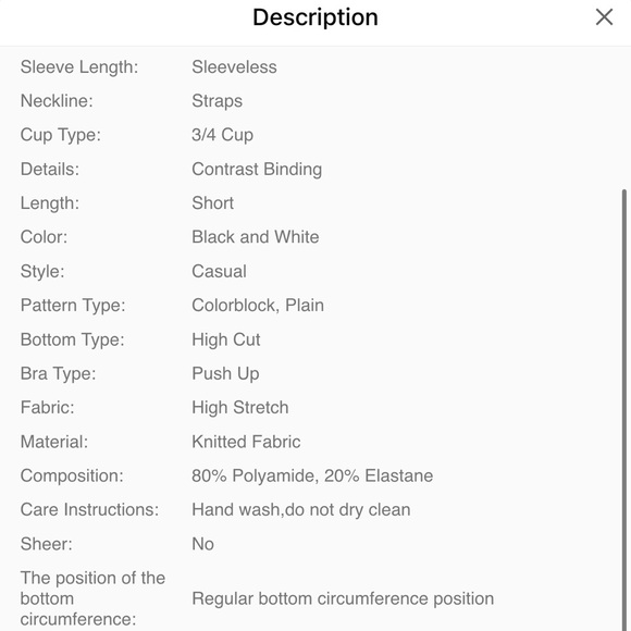 V-neck Swimsuit - Picture 4 of 4